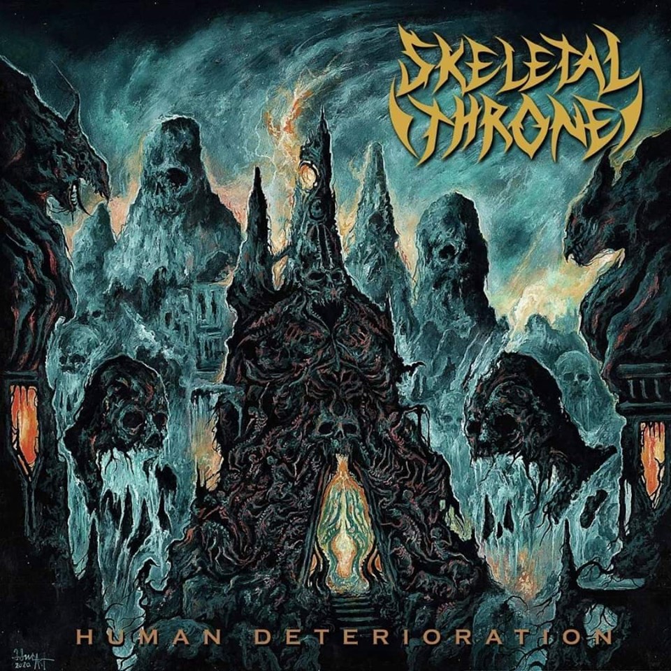 skeletal throne cover