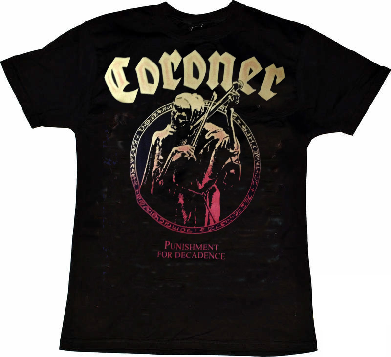 CORONER Punishment for Decadence Front